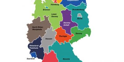 Germany regions map