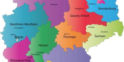 Map of Germany state