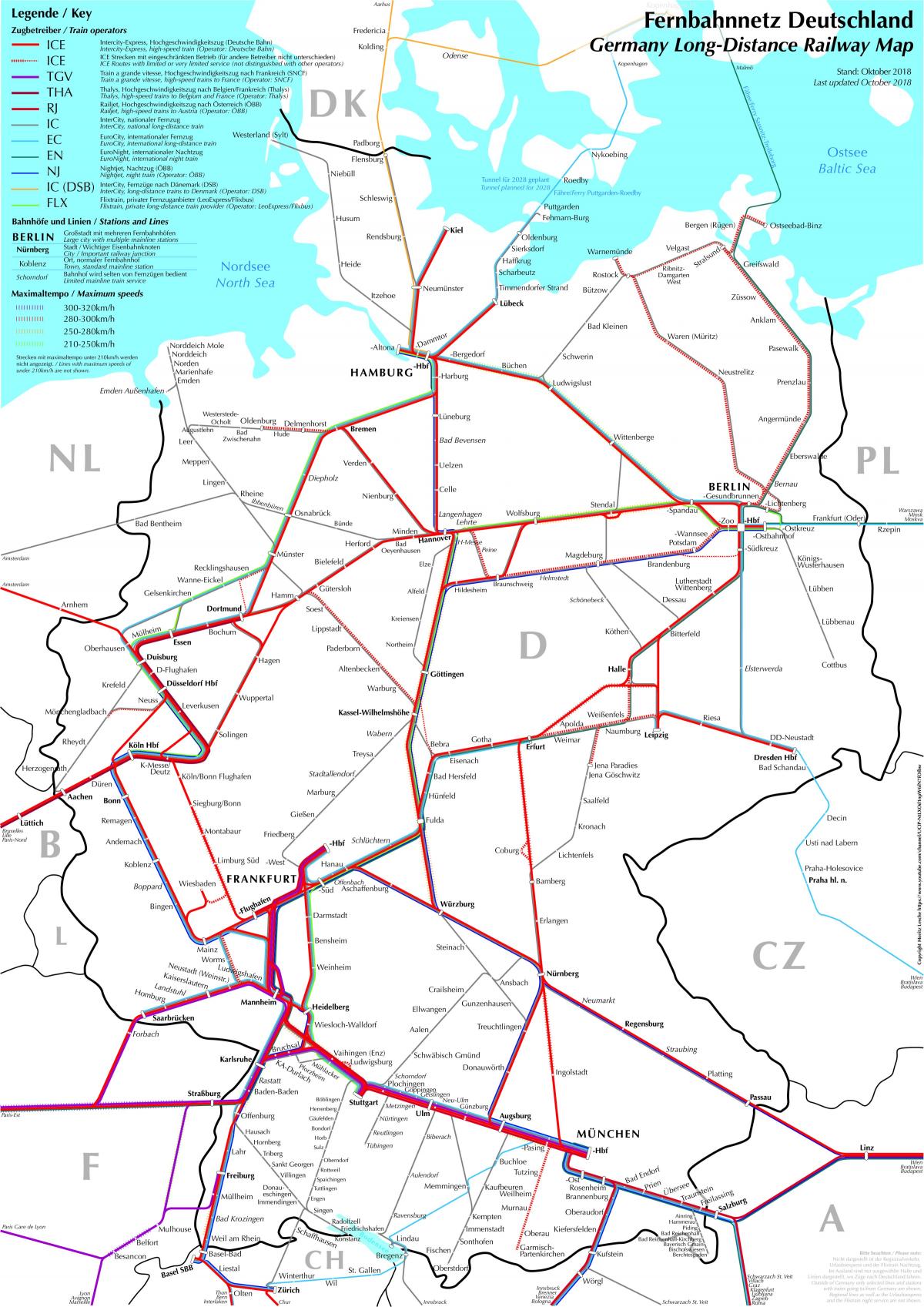 Germany metro map - Germany subway map (Western Europe - Europe)