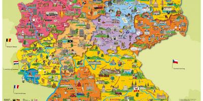 Germany attractions map